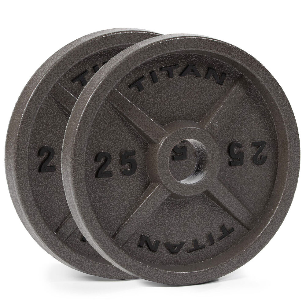 Fitness Gear Olympic Weight Plate 1x25 lb 25 lbs total OLYMPIC Plate Training